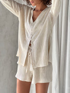 Aphrodite Pleated Shorts